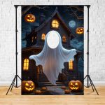 Capa Painel Interativo Para Fotos Vazado Tema Halloween 2247