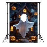 Capa Painel Interativo Para Fotos Vazado Tema Halloween 2247