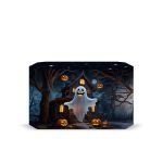 Capa Decorativa para 2 Mesas Quadrada Sublimada Tema Halloween 2247