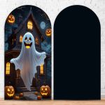 Capa Painel Romano Sublimado Tema Halloween 2247