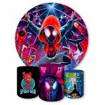 Capa Painel + Trio Capas Cilindros Sublimados Tema Homem Aranha 667