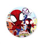 Capa Painel Redondo Sublimados Tema Homem Aranha 5541