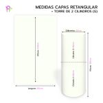 Kit Capas Castelo Pintando o Sete Lápis Escola com 1 Capa Painel Retangular + 2 Capas torre + 2 capas para ponta da torre 17