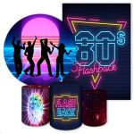 KIT 5 CAPAS ANOS 80 e RETRO e MUSICA - 4019