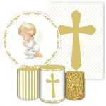 KIT 5 CAPAS BATIZADO e CRISMA - 1693