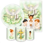 KIT 5 CAPAS BATIZADO e CRISMA - 7140