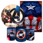 KIT 5 CAPAS CAPITÃO AMERICA - 39