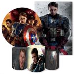 KIT 5 CAPAS CAPITÃO AMERICA - 4006
