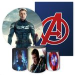 KIT 5 CAPAS CAPITÃO AMERICA - 4007