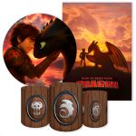 KIT 5 CAPAS COMO TREINAR SEU DRAGÃO - 7060