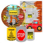 KIT 5 CAPAS CONSTRUÇÃO - 1198