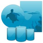 KIT 5 CAPAS FUNDO DO MAR - 3130