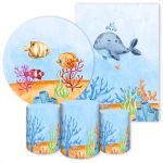 KIT 5 CAPAS FUNDO DO MAR - 3136