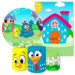 KIT 5 CAPAS GALINHA PINTADINHA - 261