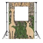 Capa Painel Interativo Para Fotos Vazado Tema Safari 88