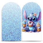 Capa Painel Romano Sublimado Tema Lilo e Stitch 4105