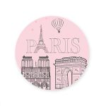 Capa Painel Sublimados Tema Paris 5074