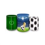 Capas Trio Cilindros Sublimados Futebol 442
