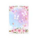 Capa Painel Retangular Sublimado Tema Borboletas 50