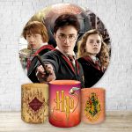 Capa Painel + Trio Capas Cilindros Sublimados Tema Harry Potter 850