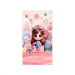 Capa Painel Retangular Sublimado Tema Jardim Cute Rosinha 2216
