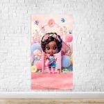 Capa Painel Retangular Sublimado Tema Jardim Cute Rosinha 2217