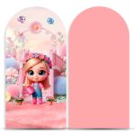 Capa Painel Romano Sublimado Tema Jardim Cute Rosinha Loira 2218