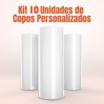 Kit 10 Copos de Acrílico Temáticos para Festa Personalizado Diversos Temas