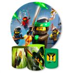 Capa Painel + Trio Capas Cilindros Sublimados Tema Lego 1450