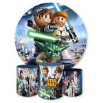 Capa Painel + Trio Capas Cilindros Sublimados Tema Lego 961