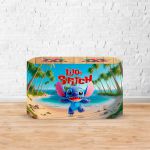 Capa Decorativa para 2 Mesas Quadrada Sublimada Tema Lilo e stitch 5094
