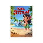 Capa Painel Retangular Sublimado Tema lilo stitch 5094