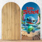Capa Painel Romano Sublimado Tema Lilo Stitch 5094