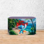 Capa Decorativa para 2 Mesas Quadrada Sublimada Tema Lilo e stitch 5095