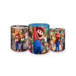 Trio Capas Cilindros Sublimados Tema Super Mario 4017