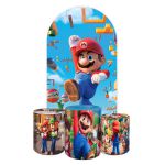 Capa Painel Romano Veste fácil + 3 Capas Cilindros Tema Super Mario 4017