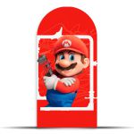 Capa Painel Romano Sublimado Tema Super Mario 4014 