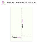 Capa Retangular Sublimada Tema Fazendinha 4211