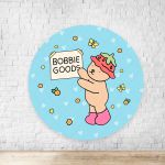 Painel Redondo Tema Bobbie Goods 7090