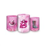 Trio Capas Cilindros Sublimados Barbie Boiadeira 4635