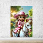 Capa Retangular Sublimados Barbie Boiadeira 4636