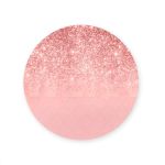 Capa Painel Redondo Sublimados Tema Glitter Rosa 17