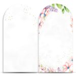 Capa Painel Romano Sublimado Tema Flores 254