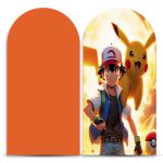 Capa Painel Romano Sublimado Tema Pokemon 4070