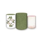 Capas Trio Cilindros Sublimados Tema Flores 4127