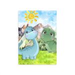 Capa Retangular Sublimados Dino Baby 4139