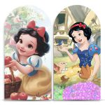 Capa Painel Romano Sublimado Tema Branca de Neve 4144