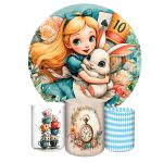 Kit 4 Capas Tema Alice no Pais das Maravilhas 4232