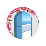 Capa Painel Redondo Sublimados Tema Mama Mia 4269
