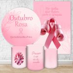 Kit 5 peças Tema Outubro Rosa 4303